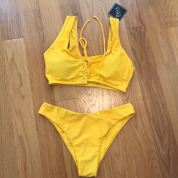 zaful forever young bikini